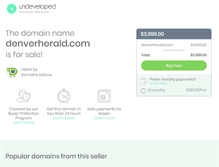 Tablet Screenshot of denverherald.com